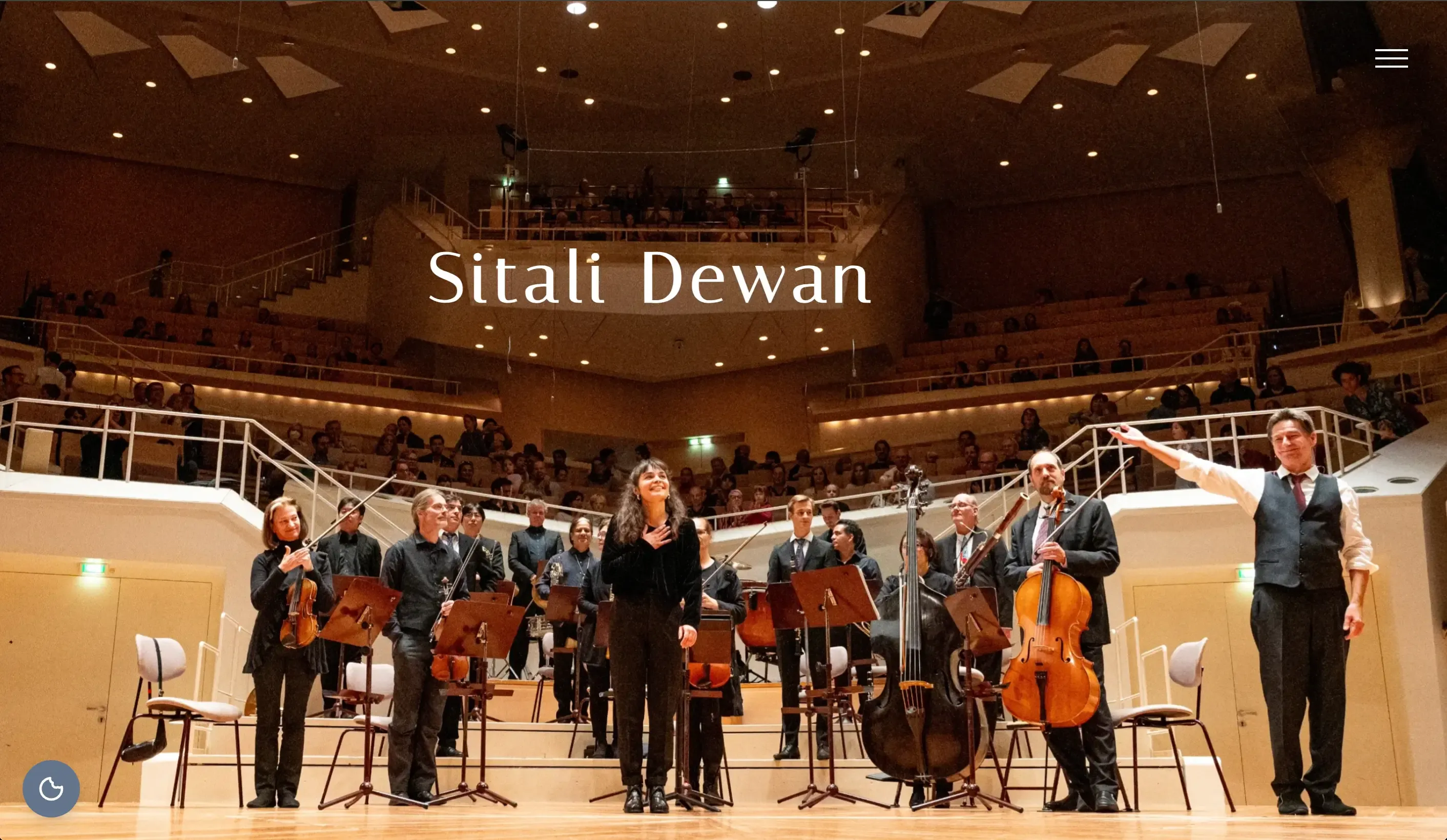 Sitali Dewan, Conductor website preview