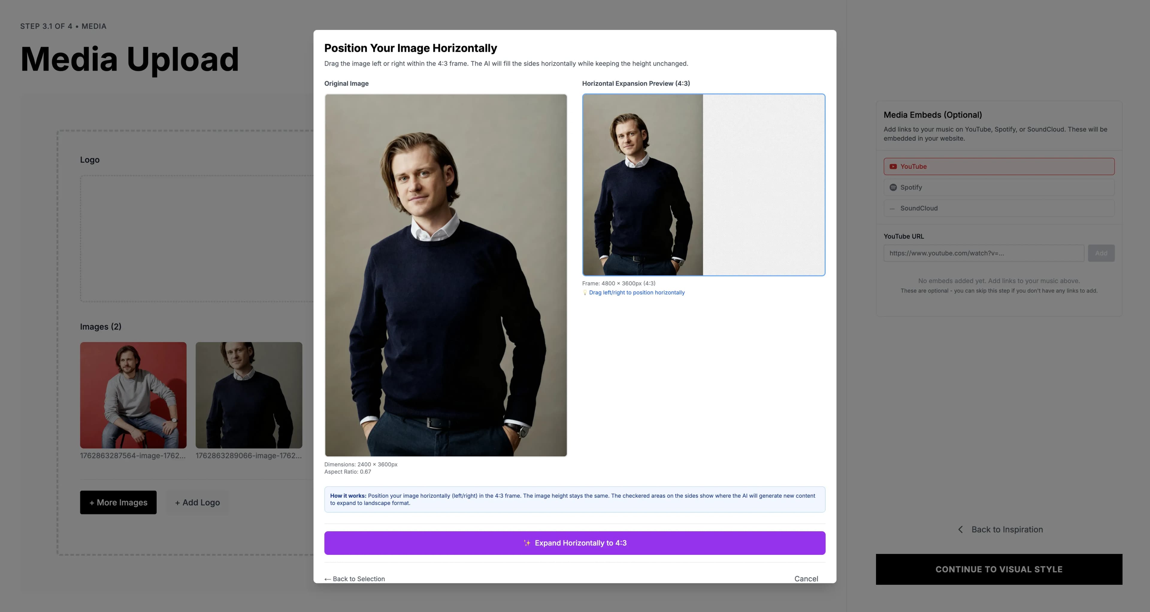 Expand Your Images Directly in the App