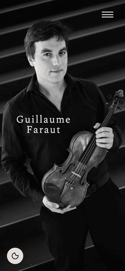 Guillaume Faraut website preview