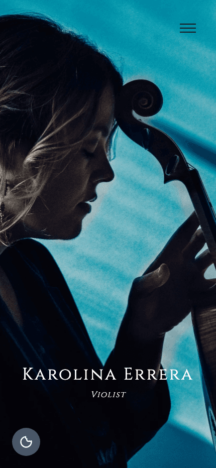 Karolina Errera website preview