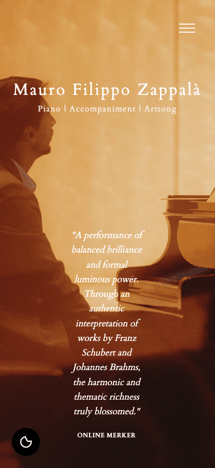 Mauro Filippo Zappalà website preview