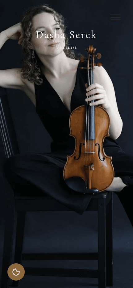 Dasha Serck website preview