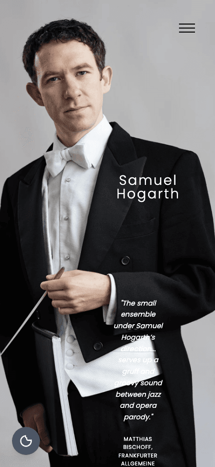 Samuel Hogarth website preview